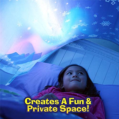 Fun and private space in a bed tent